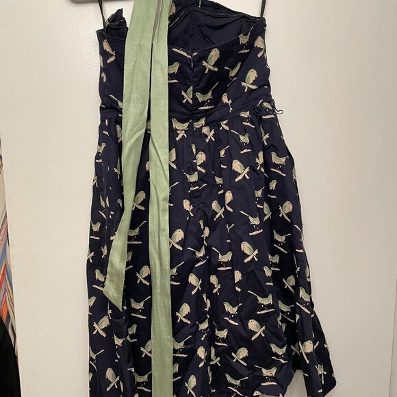 Anthropologie navy bird dress - Picture 7 of 7